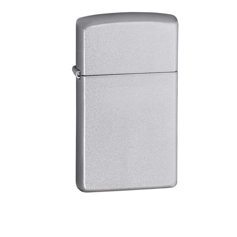 Zippo slim cromo opaco  personalizzabile