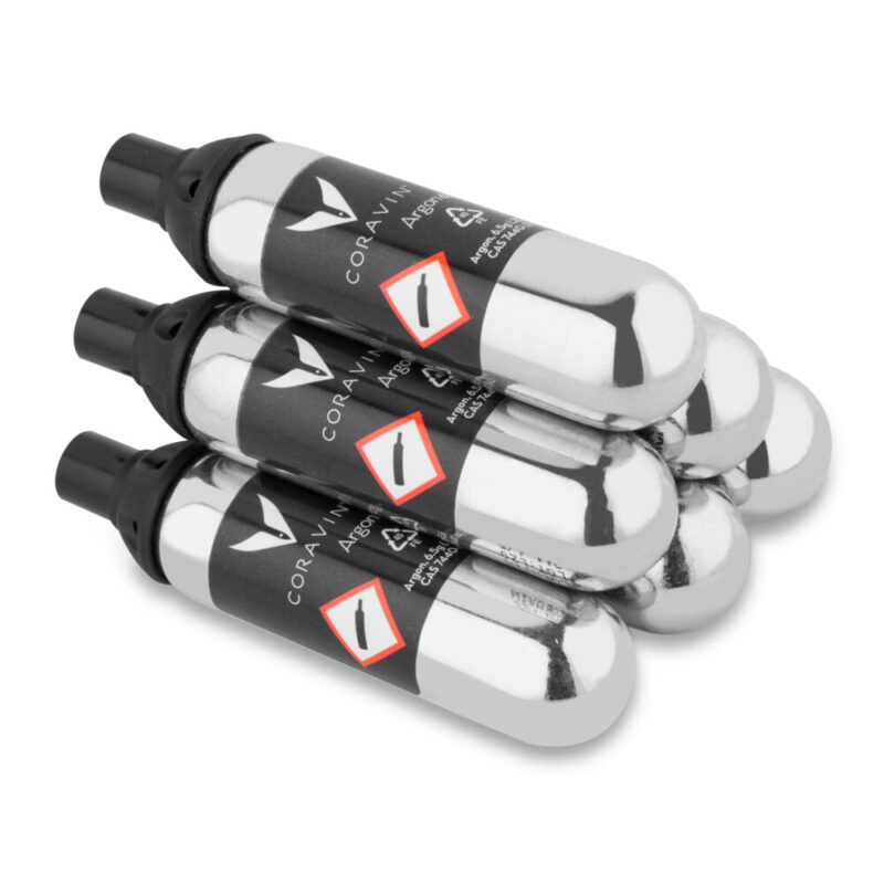 Capsule Gas Coravin in argon puro: 6 pezzi