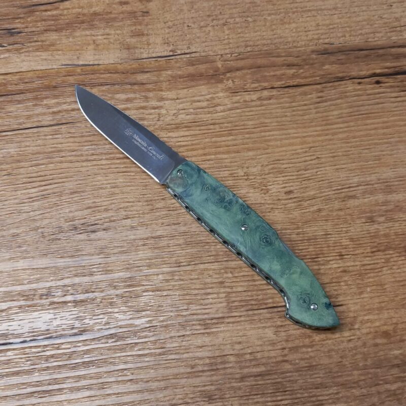 Coltello Maserin linea Consoli in radica verde - immagine 3