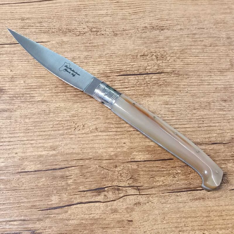 Coltello Pattada in vero corno Lama cm 10,5