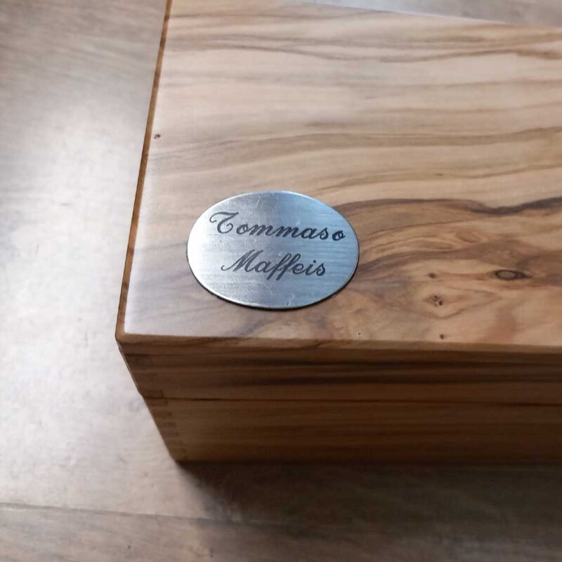 Wine box in legno d'ulivo - immagine 5