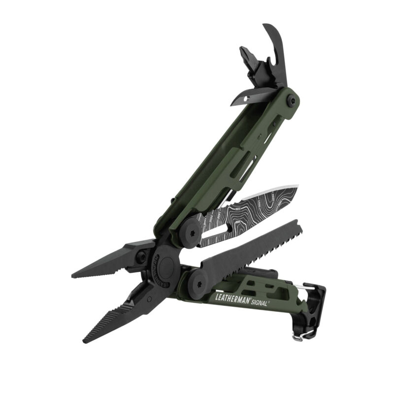 Pinza multiuso Leatherman Signal Green Topo blade - immagine 3