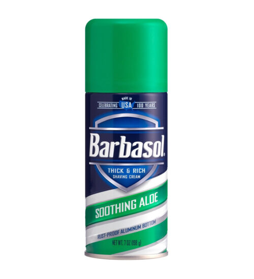 Schiuma da barba MADE IN USA BARBASOL SOOTHING ALOE