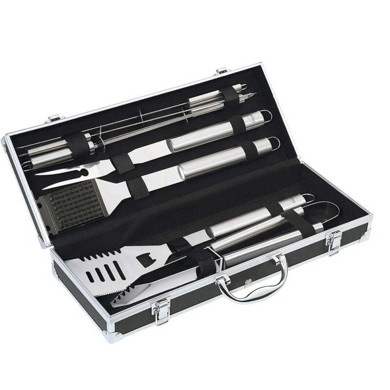 Set barbecue pinze e accessori inox