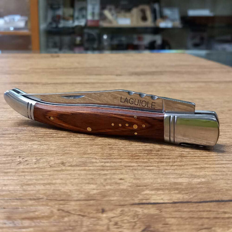 Coltello Laguiole inox redwood (palissandro) - immagine 4