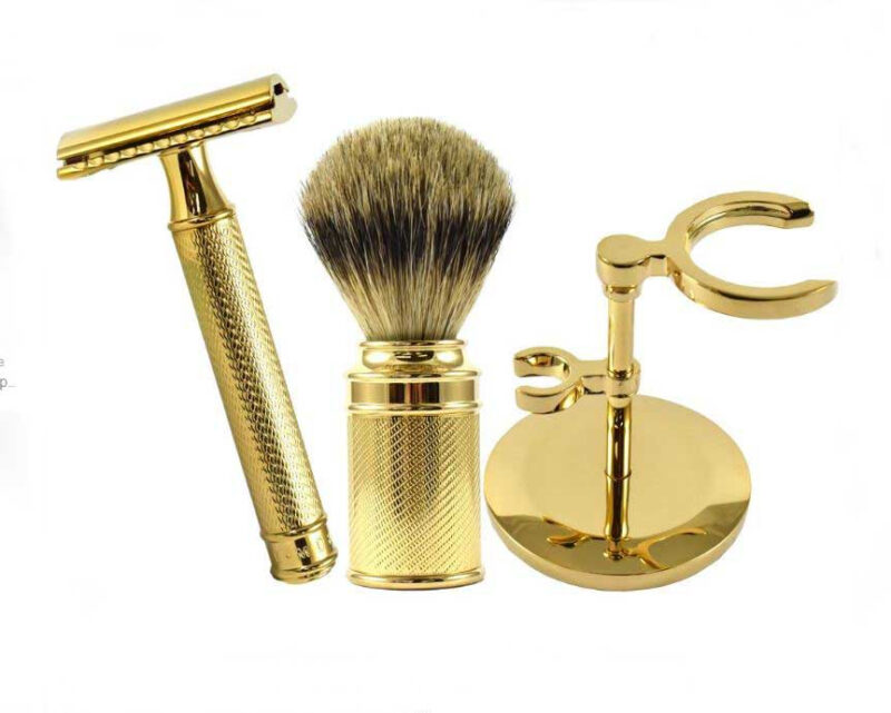 Set Barba Rasoio di Sicurezza Muhle s91 M89 GOLD - immagine 2