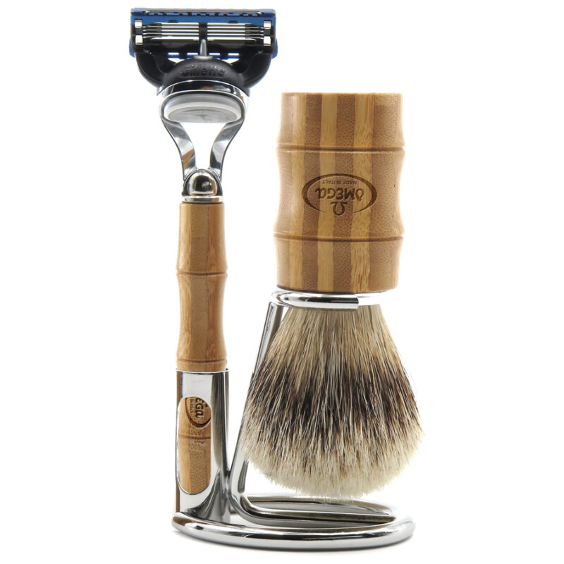 Set Barba Omega in Bamboo