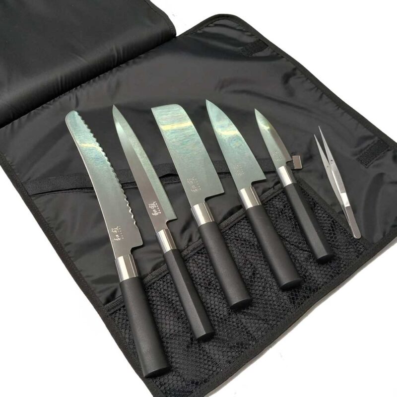 Set coltelli giapponesi KAI con custodia