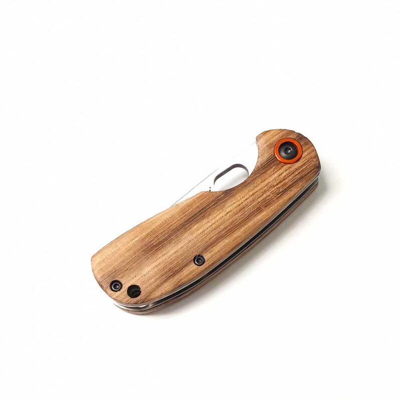 Coltello artigianale Lorenzi manico in legno - immagine 3