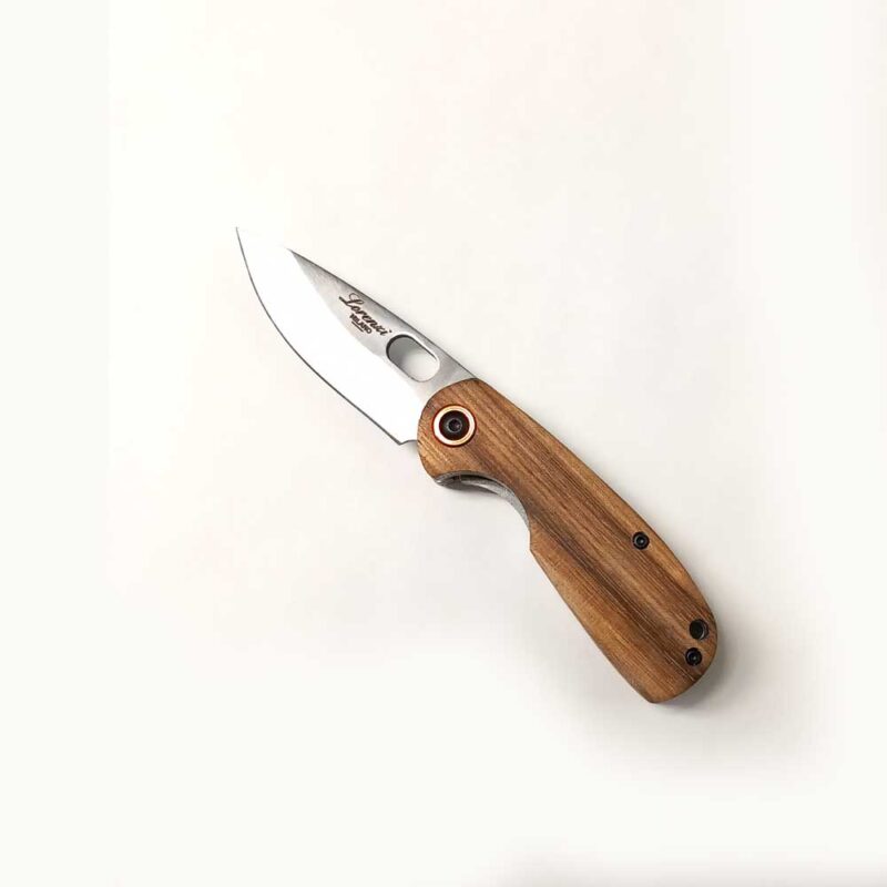 Coltello artigianale Lorenzi manico in legno