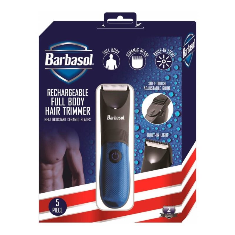 Barbasol rechargeable full body hair trimmer - rasoio per il corpo