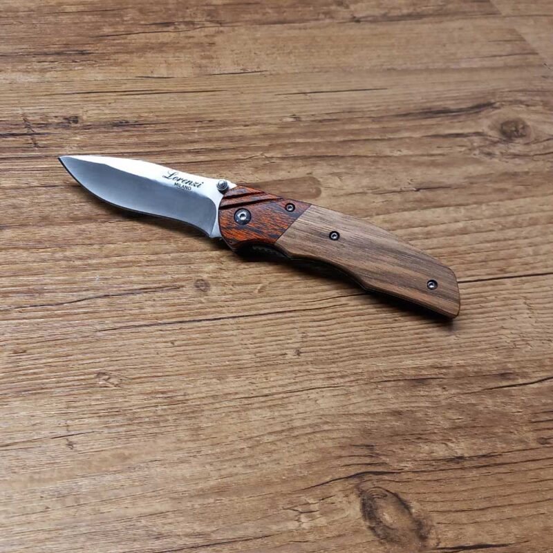 Coltello da tasca doppio legno