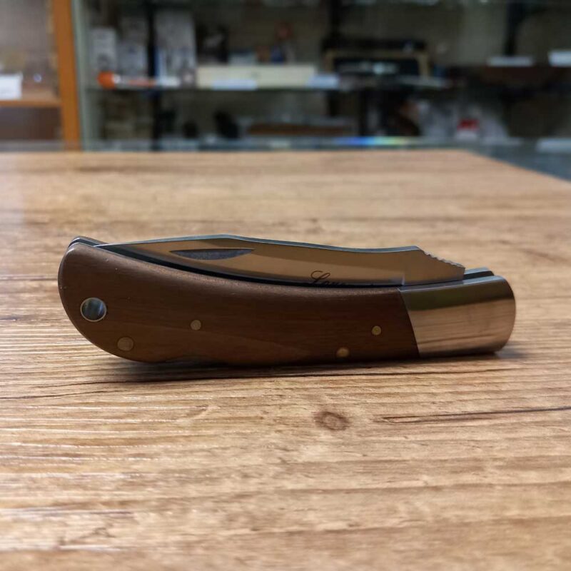 Coltello Lorenzi manico in legno di noce - immagine 3