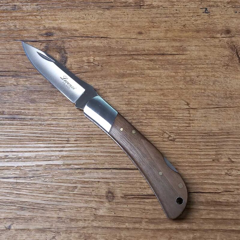 Coltello Lorenzi manico in legno di noce