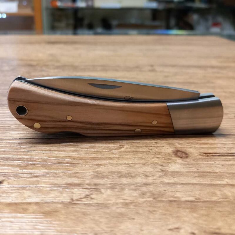 Coltello Lorenzi manico in legno di ulivo - immagine 2