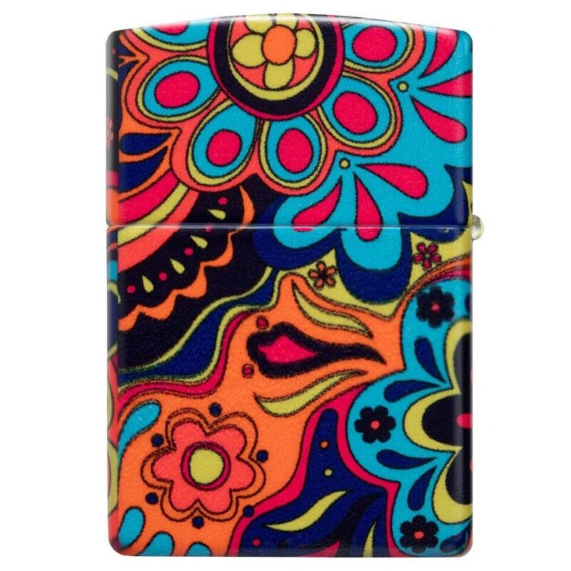 Accendino Zippo Flower Power Design