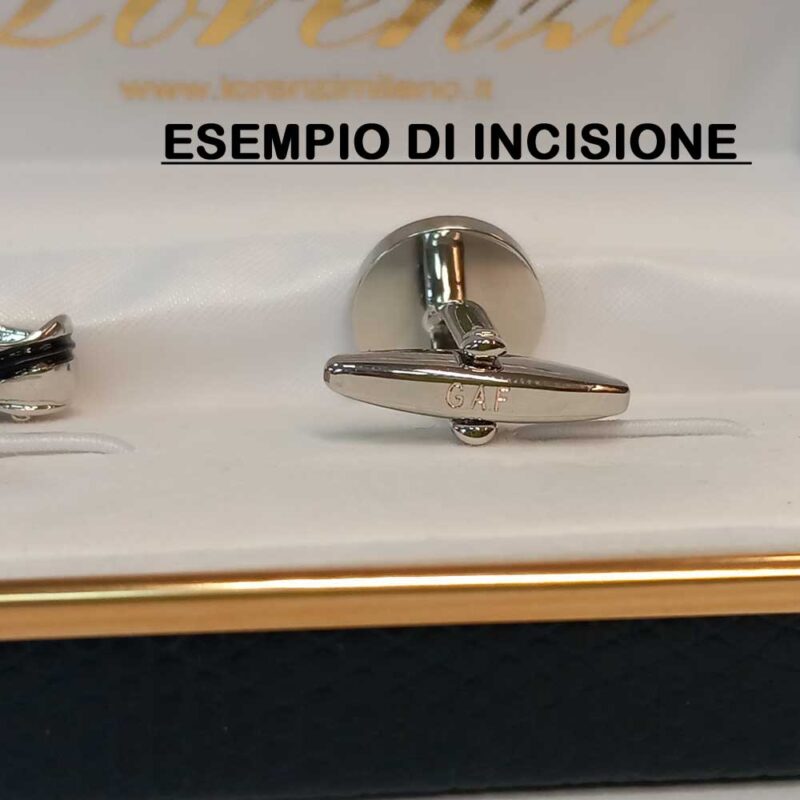 Gemelli per camicia in corno - immagine 3