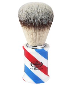 Pennello sintetico omega in stile Barber Pole