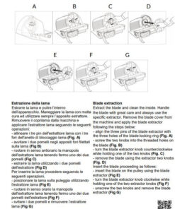 Blade Extractor istruzioni