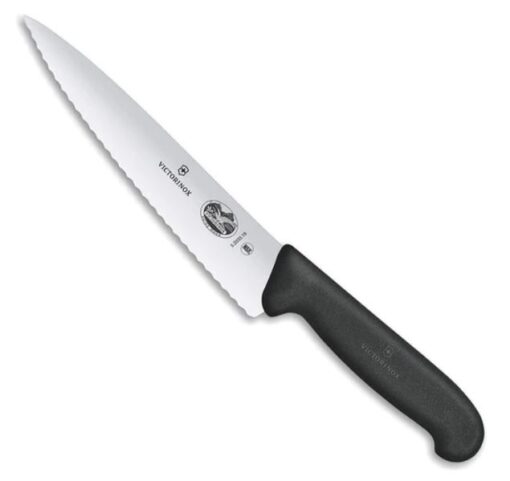 Victorinox Coltello Fibrox trinciante seghettato 19 cm