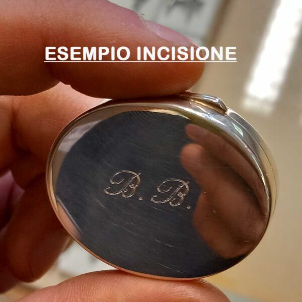 Portapillole  argento 925 medio personalizzabile - immagine 4