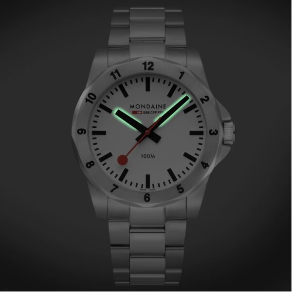 Orologio Mondaine Numeri acciaio - immagine 4