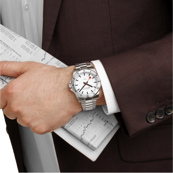 Orologio Mondaine Numeri acciaio - immagine 5